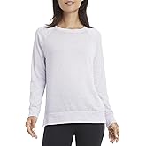 Danskin womens Long Sleeve Mineral Wash Pullover Top