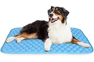 AUPETEK Dog Cooling Mat for Dogs Non-Toxic Self Cooling Pad & Easy Clean in Hot Summer Large 39x27in