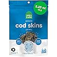 Open Farm, Dehydrated Dog Treats, High Protein & Low Carbohydrate Cod Skins, Crunchy Texture, Single Ingredient Wild-Caught Cod Skins Recipe, 2.25oz Pouch