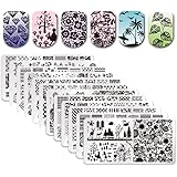 Born Pretty 12Pcs Nail Art Stamp Stamping Template Christmas Snowflake Image Plates DIY Nail Art
