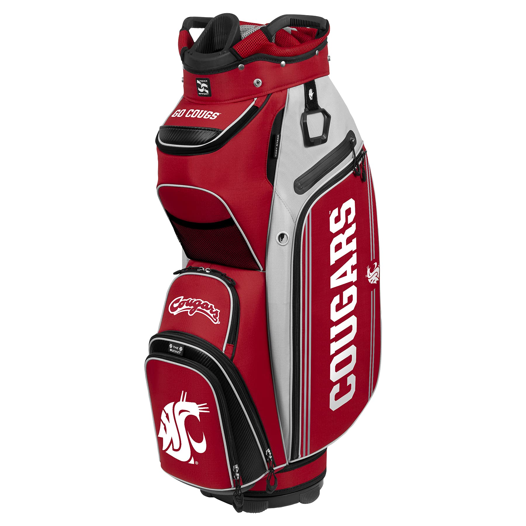 Washington State Cougars Bucket III Cooler Cart Golf Bag Image