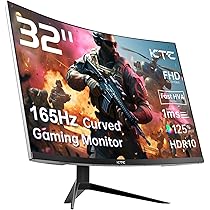Amazon.com: KTC 32 Inch FHD 1080p Curved Gaming Monitor - VA
