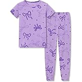 Tebbis Snug-Fitting Unisex Pajamas for Boys & Girls – Soft Modal Fiber Toddler/Little PJs Blue Dino Jammies Size 2T-7