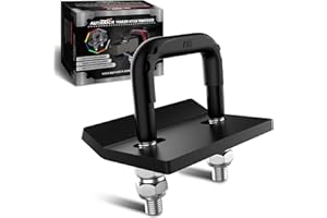 AUTMATCH Hitch Tightener Anti Rattle Stabilizer, Heavy Duty Hitch Clamp for 2.5 Inch Trailer Hitches, Rubber Isolator and Ant