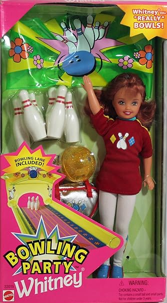 barbie bowling set