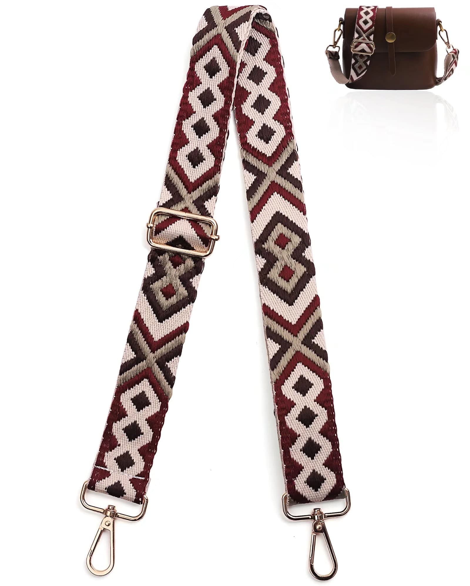 3.8cm Wide Shoulder Strap Adjustable Replacement Belt Crossbody Canvas Bag Handbag