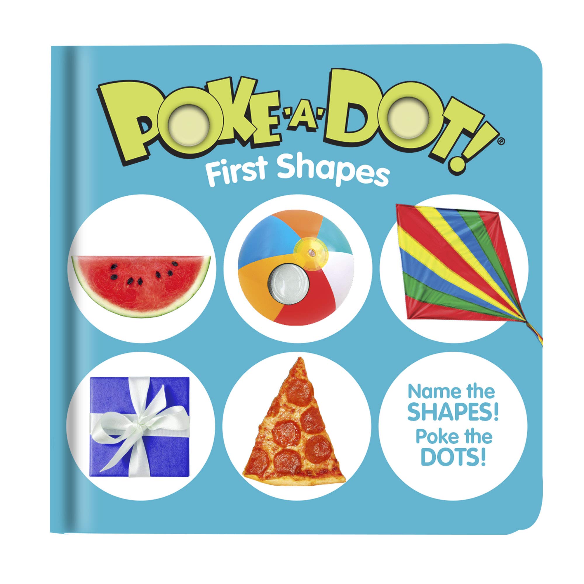 Melissa & Doug Poke-a-Dot First Shapes | Activity Books - Books | 3+ | Gift for Boy or Girl