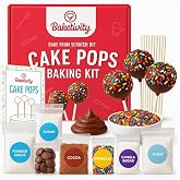 Baketivity DIY Cake Pop Kids Baking Kit with Pre-Measured Ingredients | Bake 10&ndash;12 Treats with Decorating Supplies, Activity Book, and Simple Recipe Gift Idea for Boys and Girls Ages 4-12