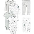 Simple Joys by Carter's unisex-baby 6-piece Bodysuits (Short and Long Sleeve) and Pants Set