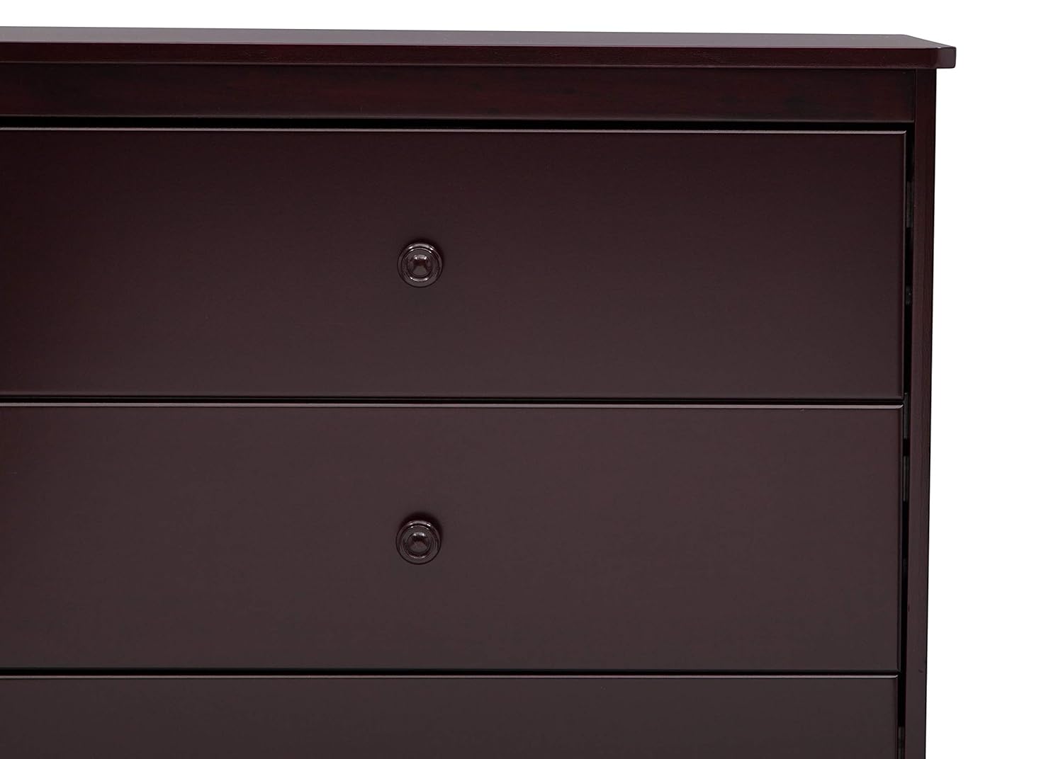 Delta Children Sutton 3 Drawer Dresser with Changing Top, Espresso Java : Baby