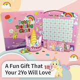 PUTSKA Potty Training Reward Chart for Girls with 35 Reusable Stickers Unicorn view 7
