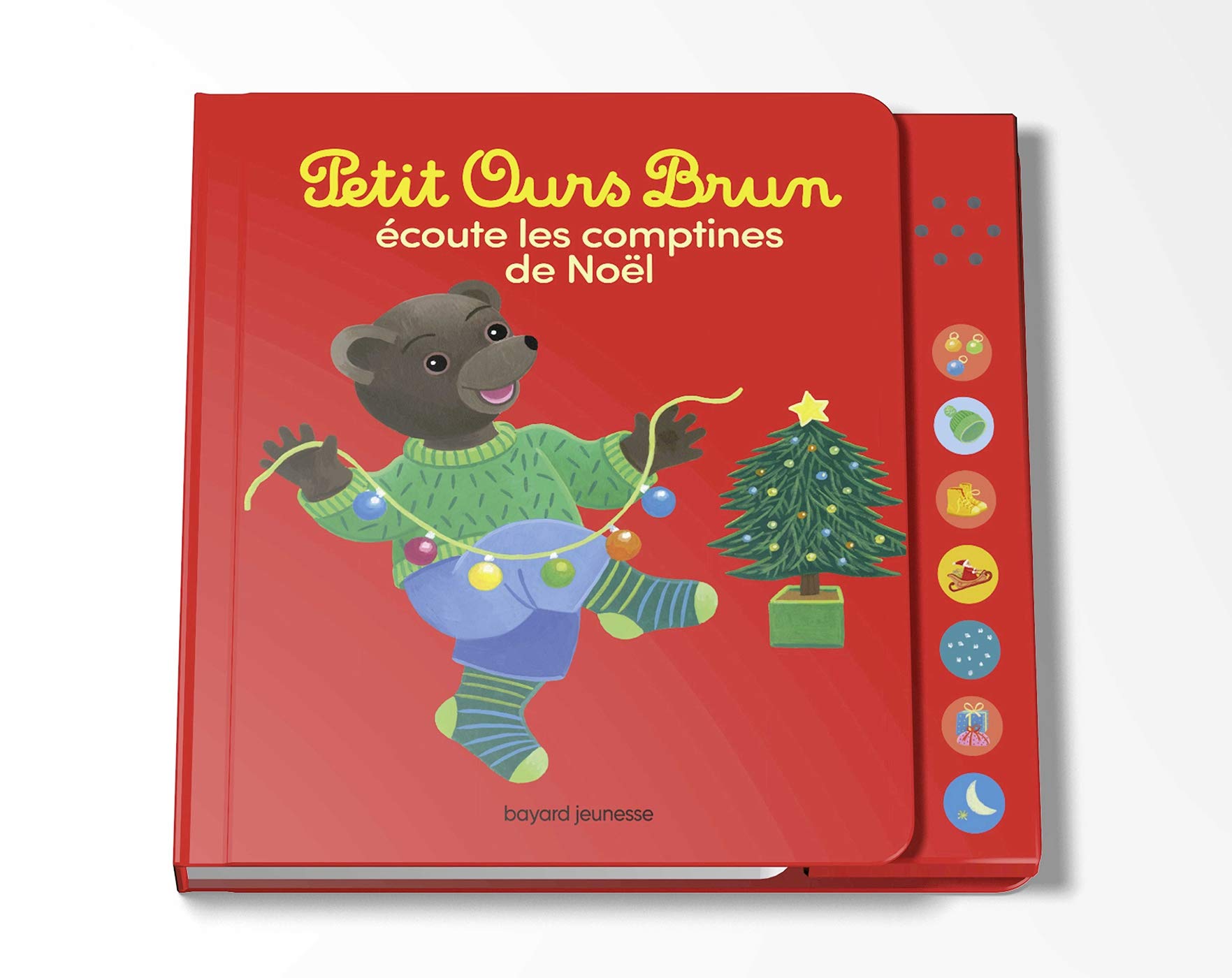 Amazon Fr Petit Ours Brun Ecoute Les Comptines De Noel Livre Sonore Bour Chollet Celine Livres