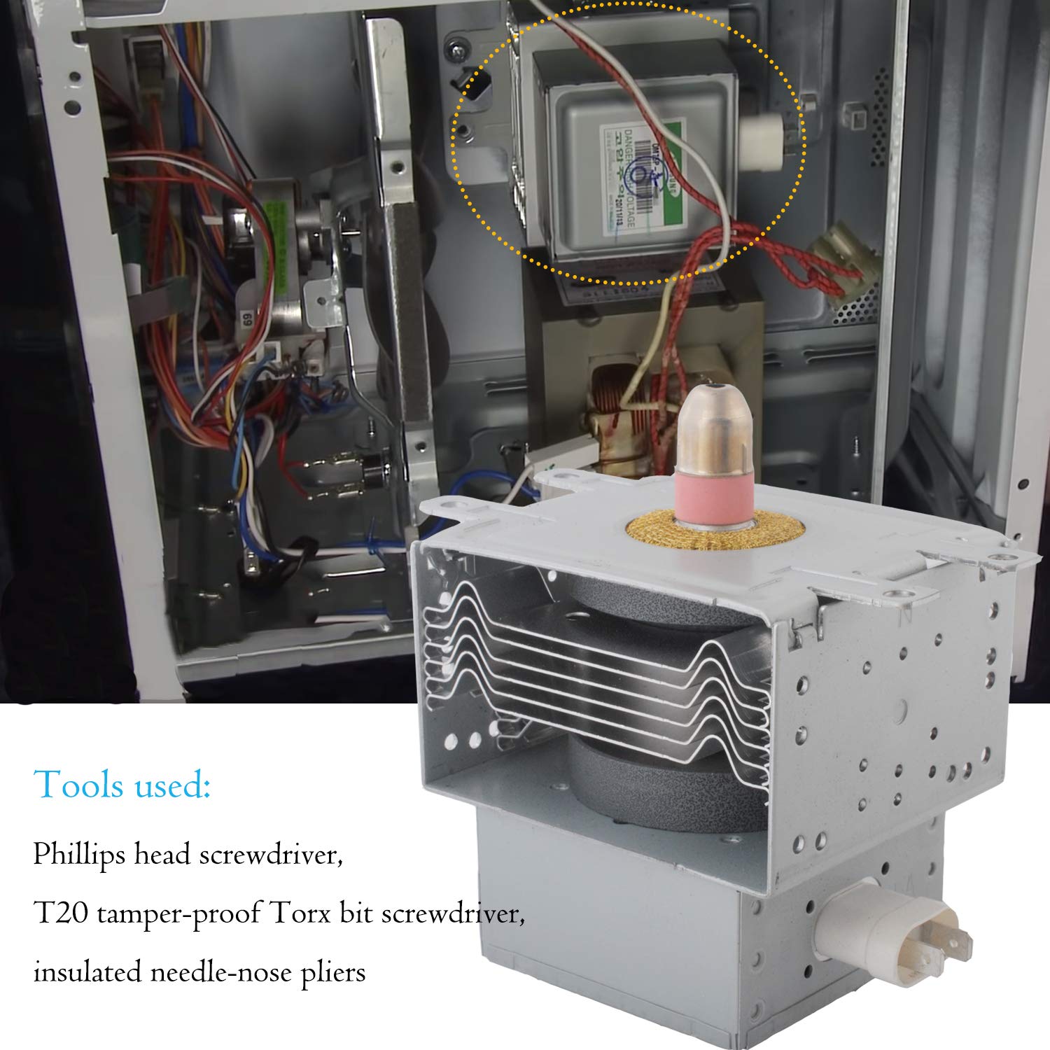 Amazon.com: Magnetron OM75P(31) - Repuesto para horno de ...