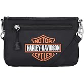 Harley-Davidson Women's Bar &amp; Shield Logo Convertible Crossbody, Black