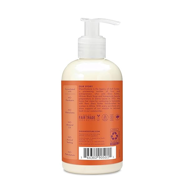 SHEAMOISTURE KIDS CONDITIONER FOR KIDS HAIR MANGO AND CARROT SULFATE FREE CONDITIONER 7.7 OZ