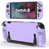 TIKOdirect Protective Case for Switch 2, Hard PC Slim Dockable Cover Case Designed for Switch 2 2025, Game Console and Joy Con Controllers, Purple