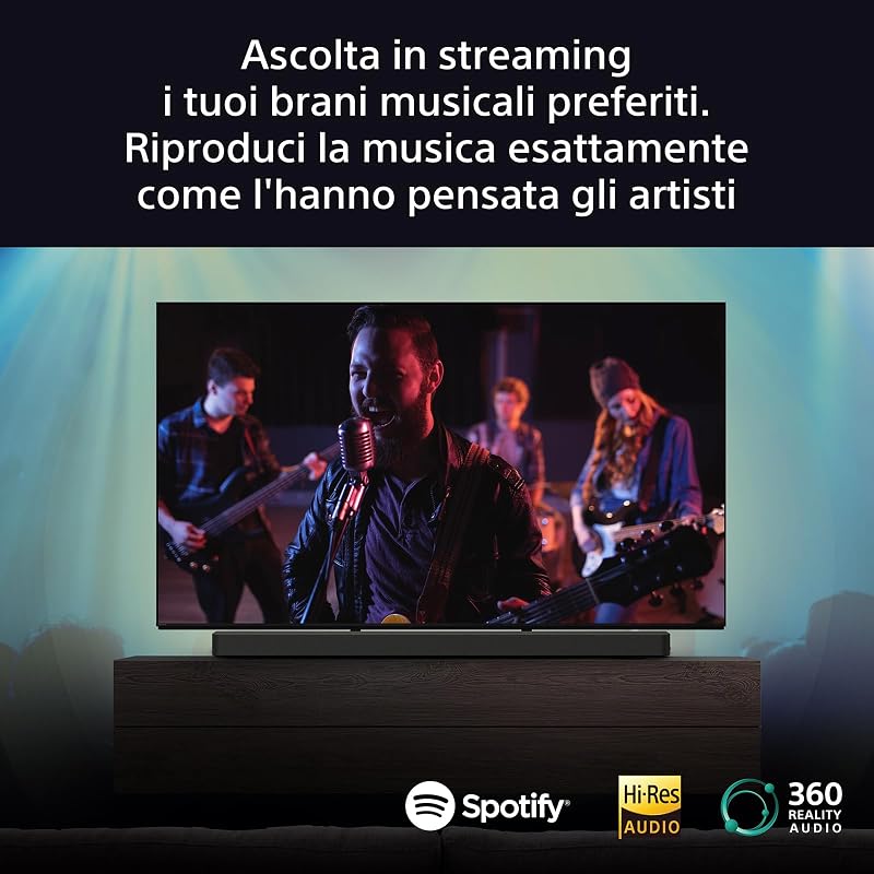 BRAVIA Theatre Bar 9 – Dolby Atmos single soundbar, DTS:X, 13 speakers, Wi-Fi, Bluetooth, 360 Spatial Sound Mapping, Hi Res Audio, Nera, HT-A9000