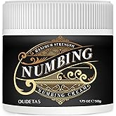 Oudetas Numbing Cream Maximum Strength- Extra Strength & Long Lasting Numbing Cream with Emu Oil and Arnica 50ml