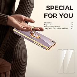 Nonional Compatible for iPhone XR Case with 2 Pack