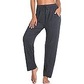 OLIKEME Womens Yoga Pants Loose Comfy Casual Lounge Pants Wide Leg Running Pants Lightweight Workout Pants with Pockets
