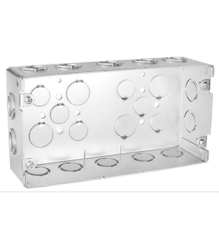 Masonry Box 6 Gang Hubbell-Raco 960 Masonry Box – 6 Gang, 2-1/2 Depth, 1/2 & 3/4 Concentric Knockouts, Pre-Galvanized Steel Masonry Box 6 Gang Hubbell-Raco 960 Masonry Box – 6 Gang, 2-1/2 Depth, 1/2 & 3/4 Concentric Knockouts, Pre-Galvanized Steel