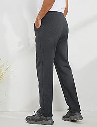 Gihuo Men's Winter Fleece Pants Sherpa Lined