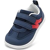 STQ KIDS Toddler Lightweight Slip on Sneakers: Boys Barefoot Shoes Kids Walking Shoes Boy Sneakers, Toddler First Walking Shoe Comfort Tennis Activities