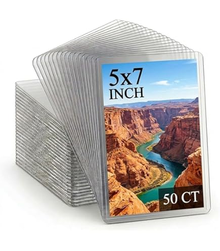 Amazon.com : BCW 5x7 Photo Sleeves – 100 ct | Acid Free, No PVC | Soft Clear  Plastic Photo Sleeves | Archival Quality