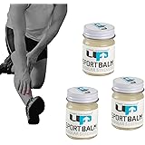 Ultimate Performance UP Fast Acting Injury Muscle Sprains Strains Relief Triple Pack Heat Warming Sports Balm 25g Jars