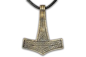 Baldur Jewelry - Thors Hammer Necklace Pendant Mjölnir - Viking Norse Thor Hammer Pendant Viking Jewelry - Thor Necklace - Thor Gifts for Men - Viking Necklace for Men