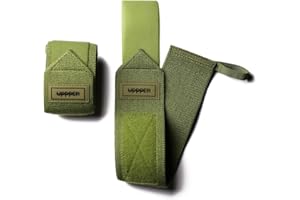 UPPPER Wrist Wraps for Weightlifting – 19" Lifting Wrist Support with Thumb Loop for Bench Press, Powerlifting, and Gym Workouts for Men & Women | Premium Fitness Gear