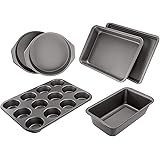 AmazonBasics 6-Piece Nonstick Oven Bakeware Baking Set