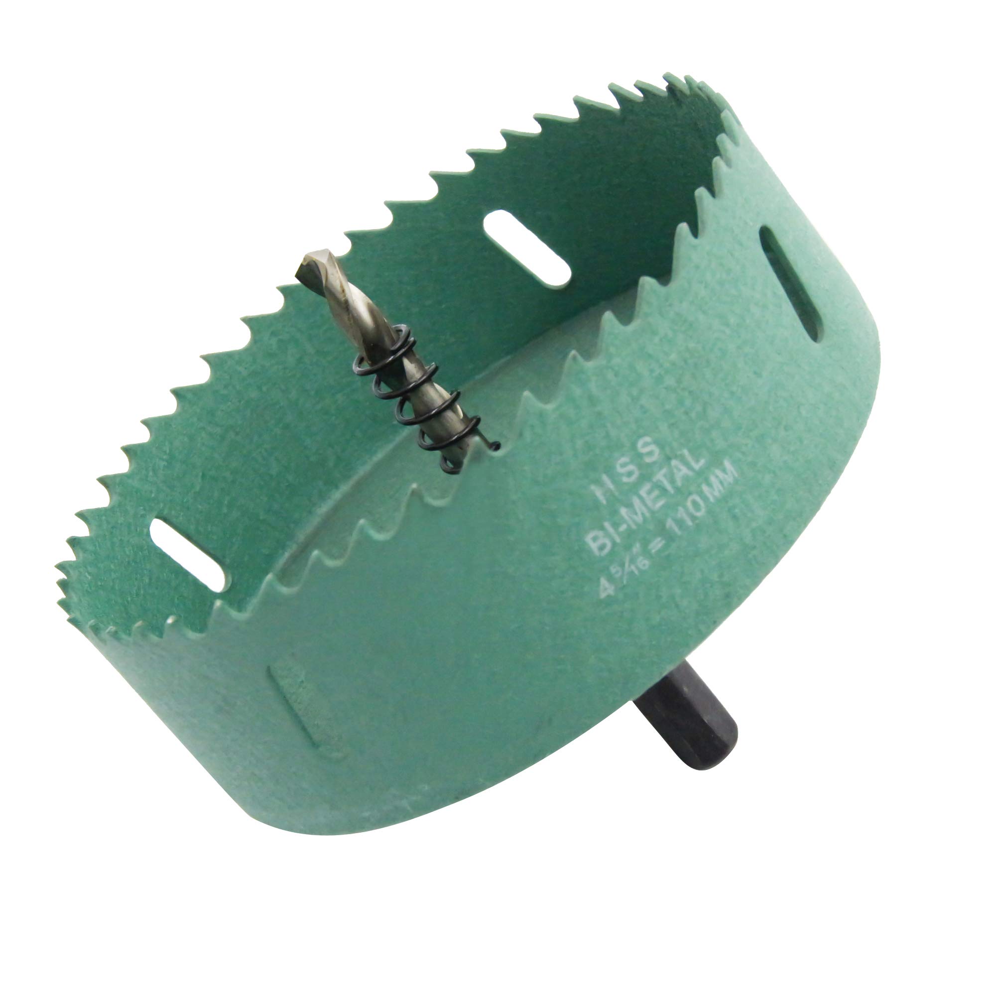110mm Hole saw LAIWEI hole cutterhole cutter,4.33 Inch HSS Annular Hole Saw Cutter Drill Bit,holes in wood,gypsum board,aluminum profiles, PVC and other materials(4-5/16") — image 1