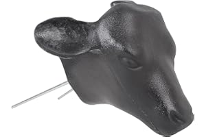 Rattler Calf Head Roping Dummy Black