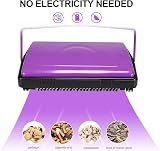 Yocada Carpet Sweeper Cleaner for Low Carpets and Pets Hair Purple view 3