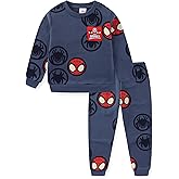 Marvel Spider-Man Boys Sweatshirt and Pants Set for Toddler and Big Kids