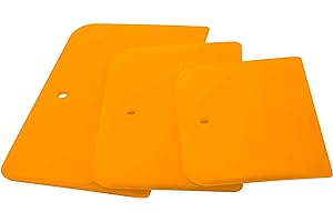 Custom Shop 4, 5, & 6 Inch Plastic Body Filler Spreader Tools for Automotive Body Fillers, Putties, Glazes, Epoxy Resin, Caulk, Glues - Plastic Spreader Tool Variety Pack