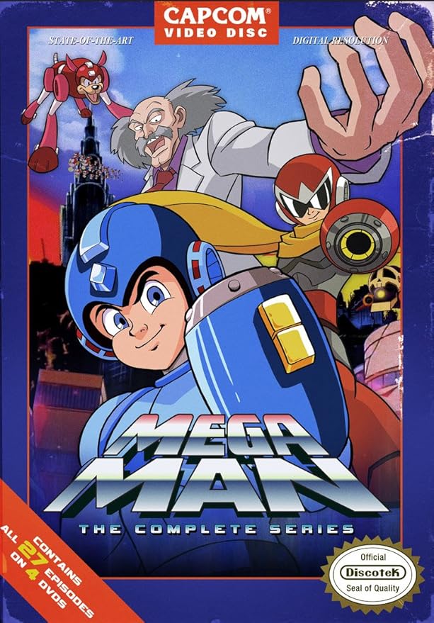 Mega Man Complete Tv Series Import Amazon Ca Ted Mcginley David Grey Michael Kaplan Alan D Purwin Kalani Burell Aren Downie Marlene D Williams Del Spiva Nigel Willoughby Bob Mcgovern Erik Stabenau John