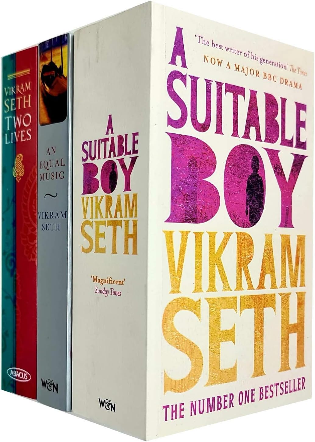Vikram Seth Collection 3 Books Set (A Suitable Boy, An Equal Music, Two Lives)