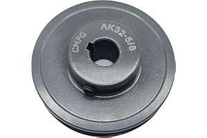 CMFG AK32-5/8 v Belt Pulley, AK3258, 3.25 inch OD, 5/8 Inch Bore, Cast Iron Material, AK Single Groove Mechanical v-Belt Pulleys for "A" or "4L" or "3L" Belts