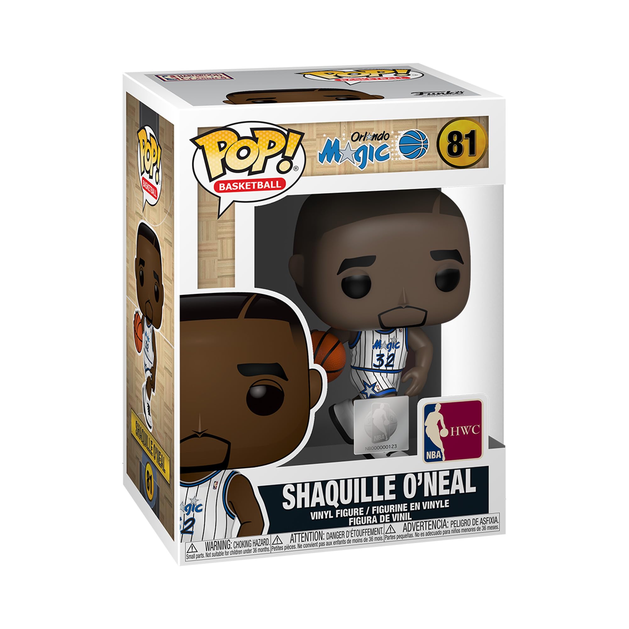 Funko POP! NBA: Legends-Shaquille O'Neal - (Magic Home) - Collectable Vinyl Figure - Gift Idea - Official Merchandise - Toys for Kids & Adults - Sports Fans - Model Figure for Collectors and Display