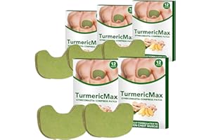 NKICAW TurmericMax Gynecomastia Compress Patch,Gynecomastia Tightening Ginger Patch for Men (5 Box/60pcs)