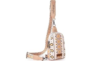 Wrangler Crossbody Clear Sling Bags for Women Stadium Approved Cross Body Purse for Sports Events Concerts