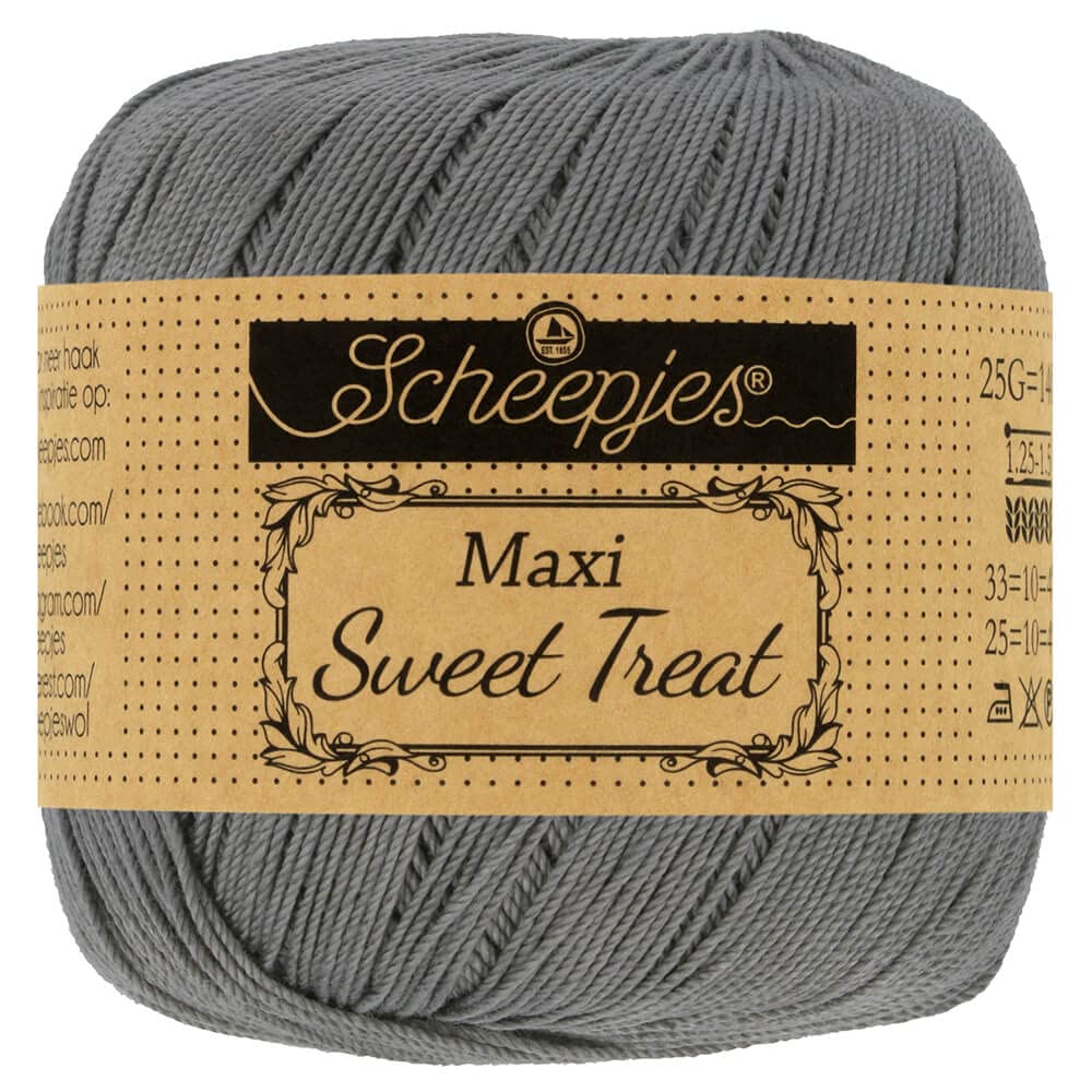 Scheepjes - Scheepjes Maxi Sweet Treat 242 Metal Gray Yarn - 1x25g