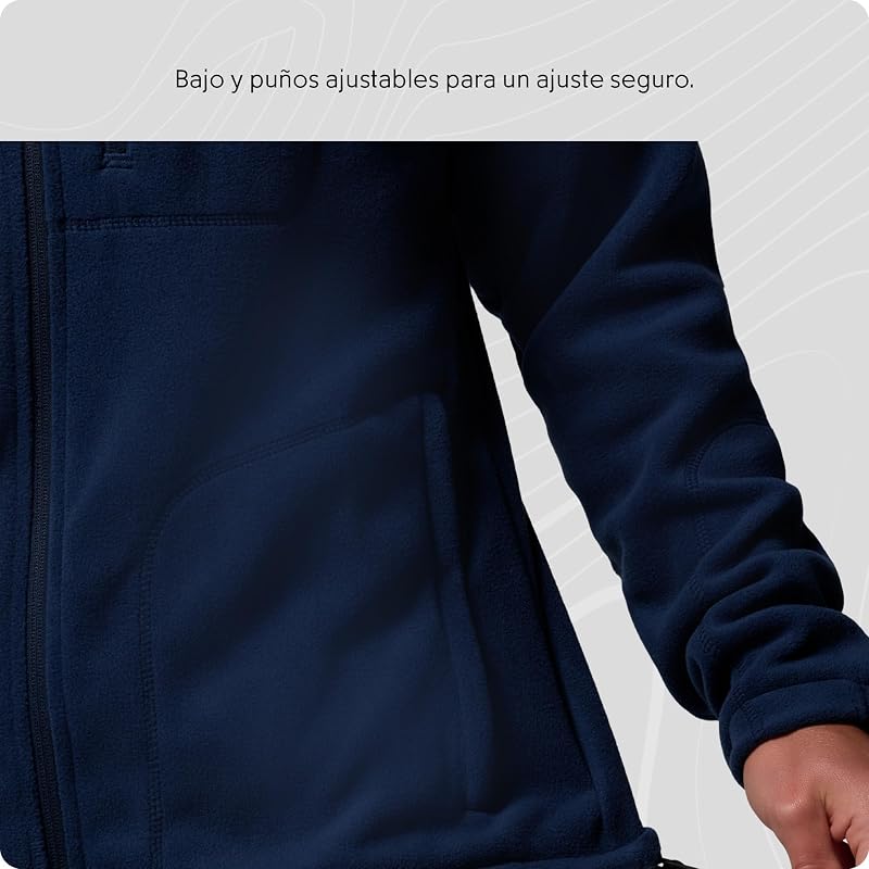 Fast Trek 2 Full Zip Fleece Chaqueta De Forro Polar, azul marino, M Hombre