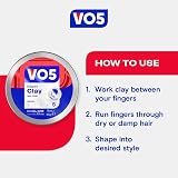 VO5 Matt Hair Clay 75ml - Matte Finish, Strong Hold, Easy Washout view 4