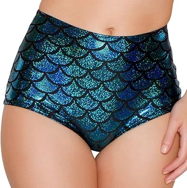 high waisted mermaid shorts