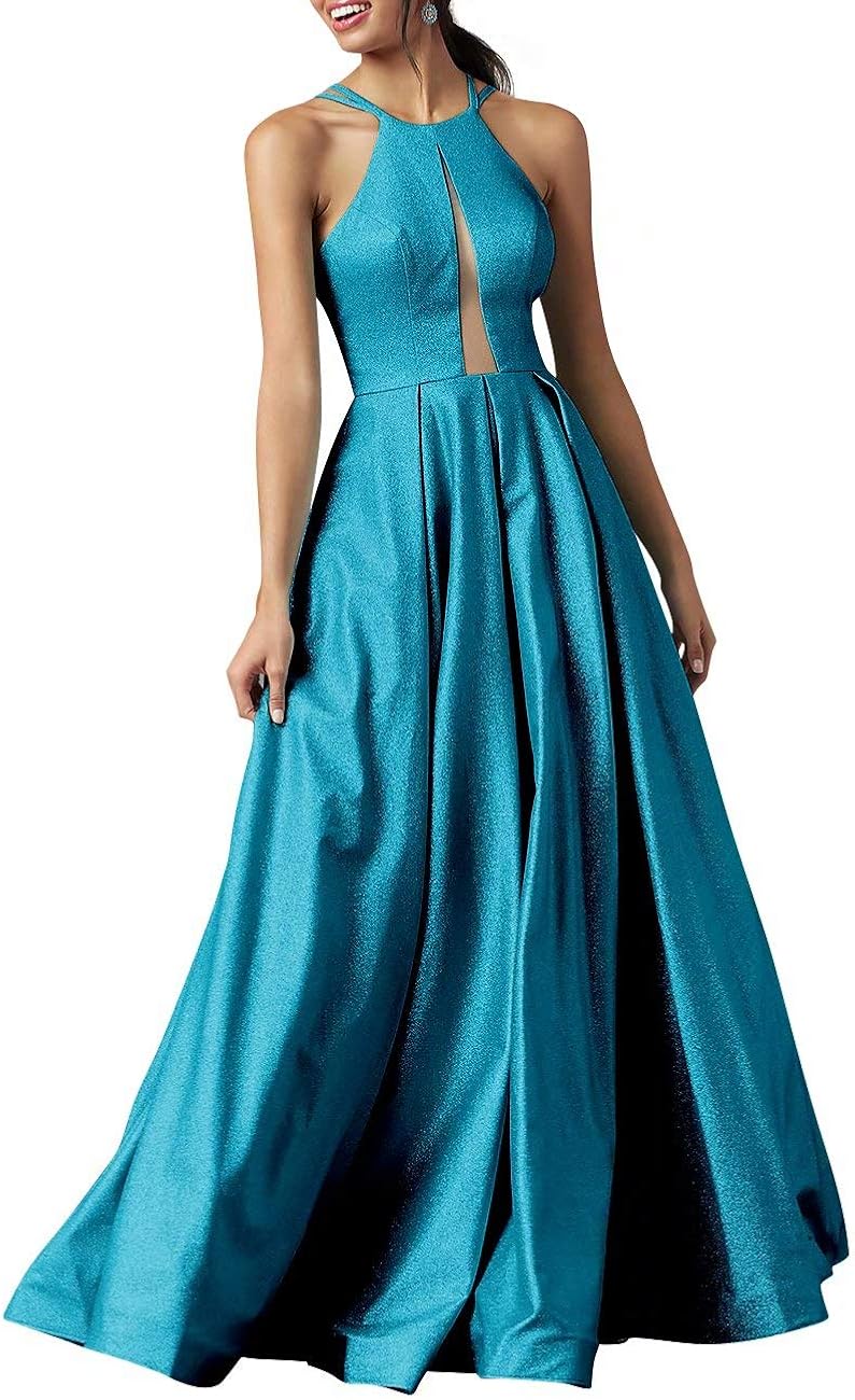 shimmer evening gowns