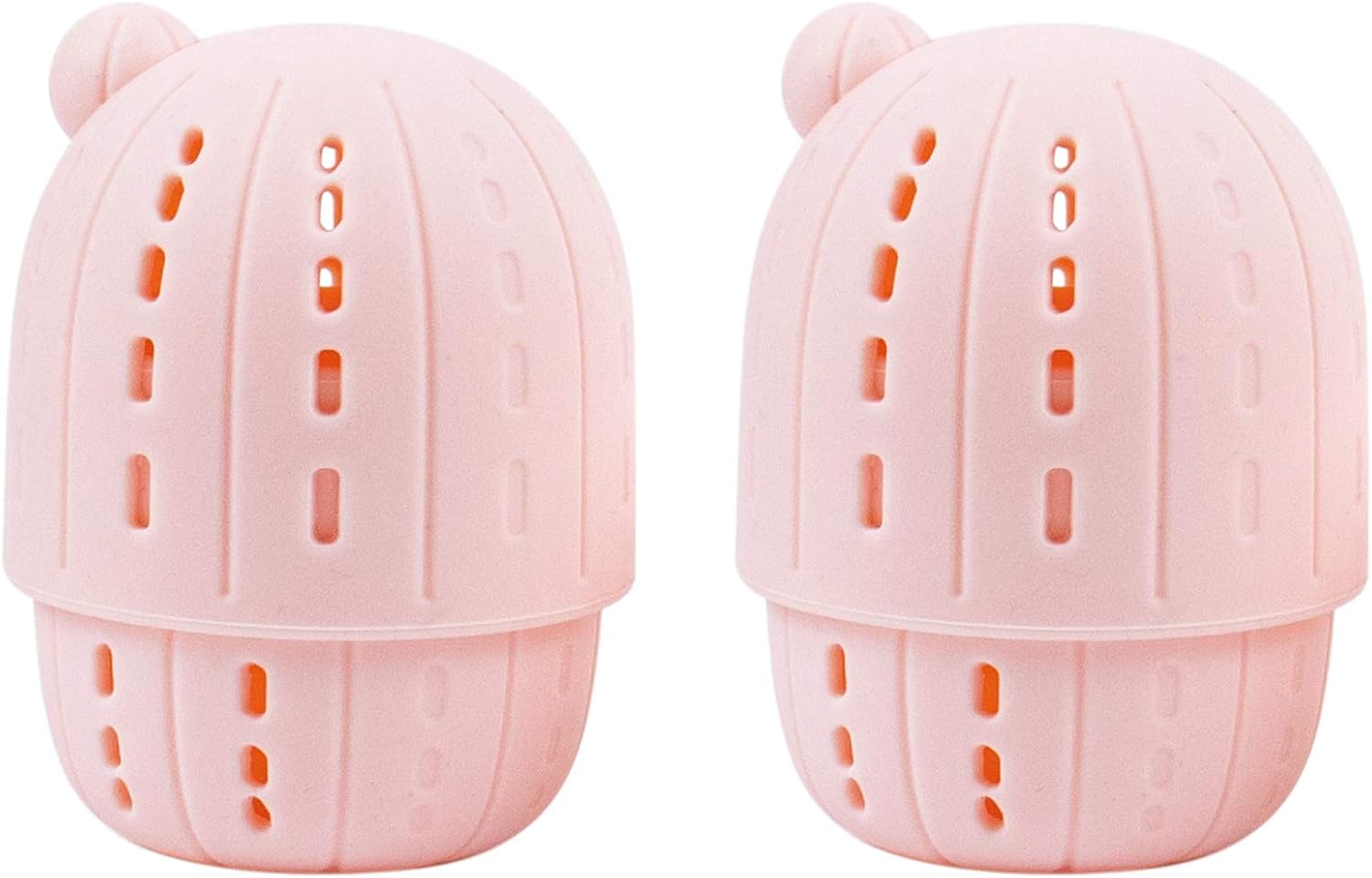 AUEAR, 2 Pack Beauty Sponge Blender Container Cactus Blender Sponge Holder Washable Reusable Breathable Protective Travel Carrying Case Keeper Pink
