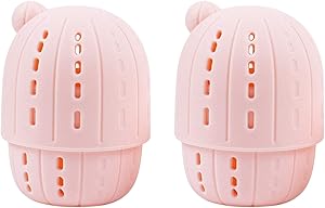 AUEAR, 2 Pack Beauty Sponge Blender Container Cactus Blender Sponge Holder Washable Reusable Breathable Protective Travel Carrying Case Keeper Pink